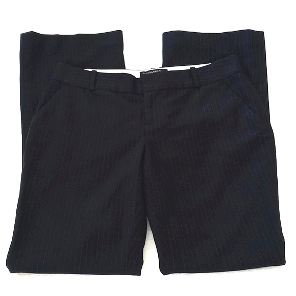Banana Republic Women's Navy Blue Pinstripe "Martin Fit" Pants 2S - Picture 5 of 15
